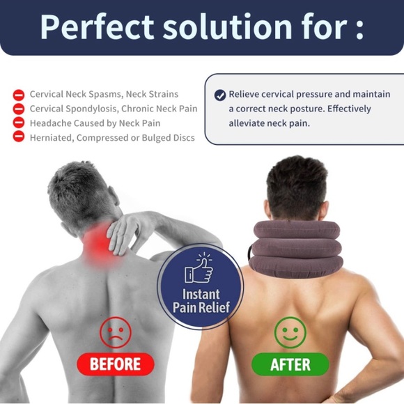 Cervical Neck Traction Device/BLUE - Picture 2 of 14